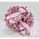 Pastell rácsvédő - Púder rózsaszín fodrokkal
