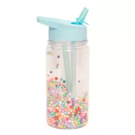   Petit monkey szívószálas kulacs macaron pops 300 ml - Menta