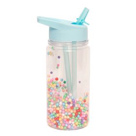   Petit monkey szívószálas kulacs macaron pops 300 ml - Menta