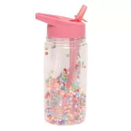   Petit monkey szívószálas kulacs macaron pops 300 ml - Bazsarózsa