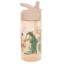 Petit Monkey szívószálas kulacs 380 ml-es méretben krokodilos és tigris mintás dzsungel dizájnnal