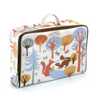   Djeco Kis textil bőrönd - Huncut mókusok - Squirrels suitcase