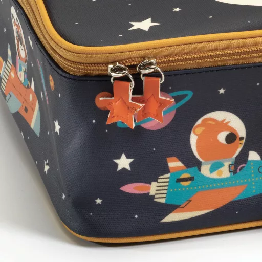 Djeco Kis textil bőrönd - Űrutazás - Space suitcase
