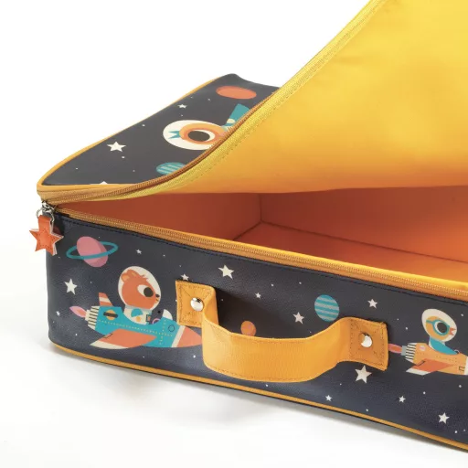 Djeco Kis textil bőrönd - Űrutazás - Space suitcase