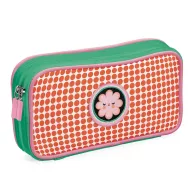   Djeco Tolltartó két rekesszel sok zsebbel - Virág - Fleur stationery kits