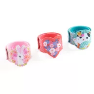   Djeco Rácsapós karkötő - Szív, Macsek, Nyúl - Slap bracelets heart,rabbit,cat