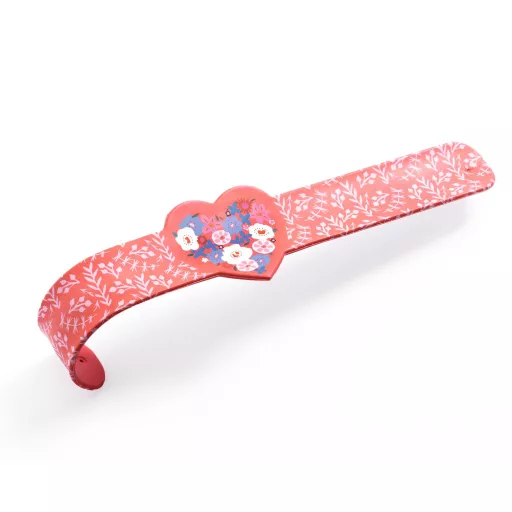 Djeco Rácsapós karkötő - Szív, Macsek, Nyúl - Slap bracelets heart,rabbit,cat