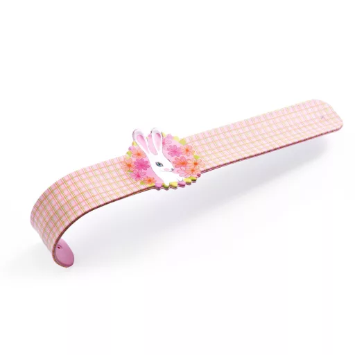 Djeco Rácsapós karkötő - Szív, Macsek, Nyúl - Slap bracelets heart,rabbit,cat
