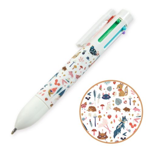 Djeco Hatszínű golyóstoll - Lucille rainbow pen, 6 colors