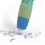 Djeco Judith clip eraser stílusos, mintás radír klipsszel iskolásoknak