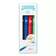   Djeco Radírozható tollkészlet - 4 színű - 4 Classic erasable pens