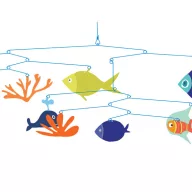   Djeco Szélmobil függődísz - A tenger világa - Marine world