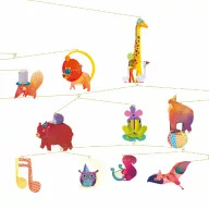   Djeco Szélmobil függődísz - Állatok farsangja - Carnival of animals