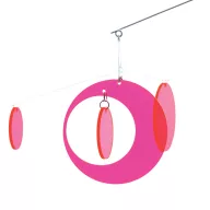   Djeco Szélmobil függődísz - Repkedő rózsaszín - Pink fly