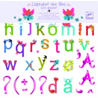 Djeco Falmatrica - Betűkészlet lánynak - Girls alphabet