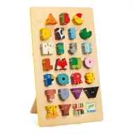 Djeco Állatdekor betű - H - Graphic animal letter