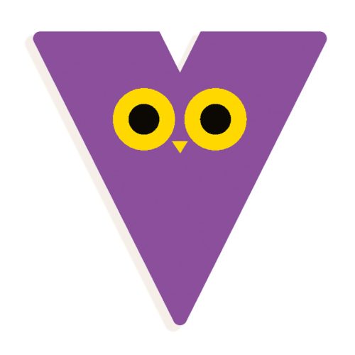 Djeco V - Graphic animal letter