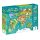 Dodo Toys mágneses puzzle - Állatok világtérképe