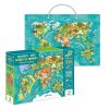 Dodo Toys mágneses puzzle - Állatok világtérképe