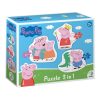 Dodo Toys 3 az 1-ben puzzle - Peppa malac