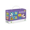 Dodo Toys Duo puzzle - Mit esznek az állatok?