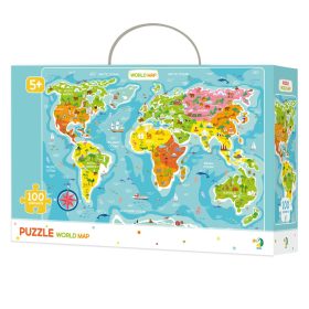 Dodo Toys Világtérkép - 100 db-os puzzle