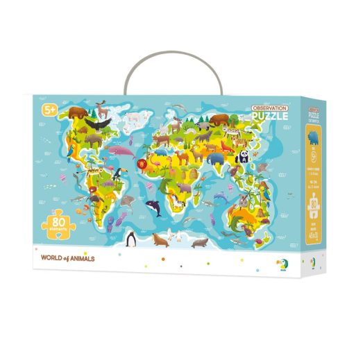 Dodo Toys Puzzle - Világ állatai 80 db