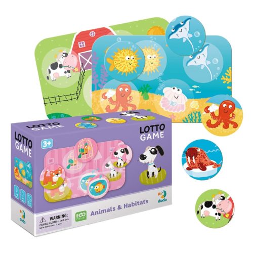 Dodo Toys lottó játék - Állatok