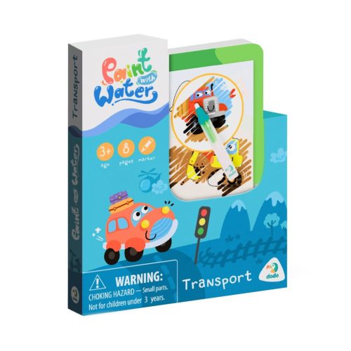 Dodo Toys vízzel színező - Szállítóeszközök