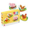 Dodo Toys 3 az 1-ben puzzle - A farmon