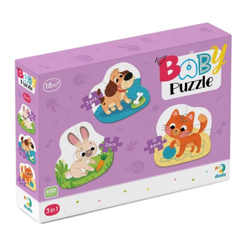 Dodo Toys baba puzzle - Háziállatok