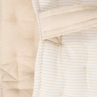   Little Dutch kerek tároló kosár 35x45 cm - Pure Soft Beige Stripe