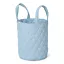 Little Dutch kerek tároló kosár 35x45 cm - Pure Denim Blue