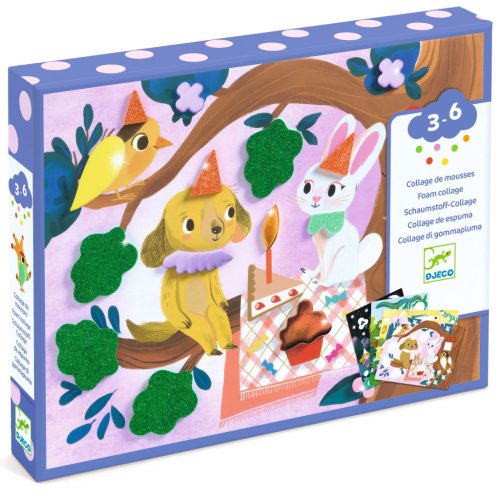 Djeco Kollázs műhely - Csillogó találkozók - Sparkling Parties