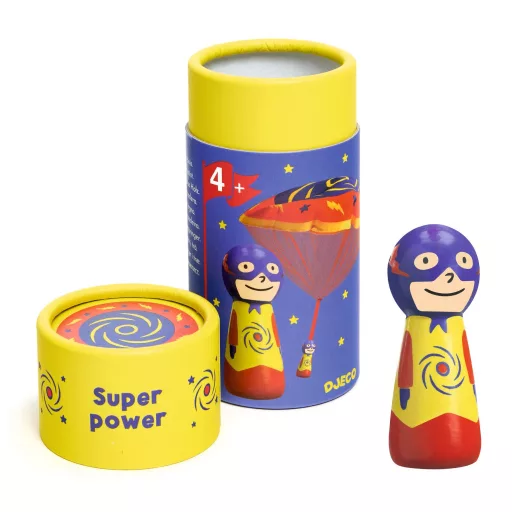 Djeco Ügyességi játék - Repülő hős - Flying hero - Super Power