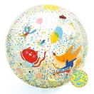 Djeco felfújható Bubbles ball 35 cm-es méretben vidám mintázattal