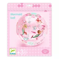   Djeco Felfújható labda, Ø 35 cm - Sellős labda - Mermaid Ball