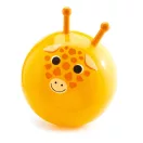 Djeco Jumpy Gigi ugrálólabda 45 cm átmérővel, vidám mintával a fejlesztő mozgáshoz