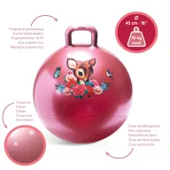 Djeco Fiona őzike mintás 45 cm-es ugrálólabda gyerekeknek