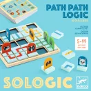 Djeco Path Path Logic logikai fejlesztő játék részletgazdag fa elemei közelről