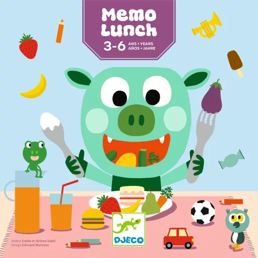 Djeco Memóriajáték - Vacsora - Memo lunch