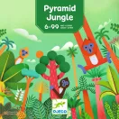 Djeco Majompiramis Pyramid Jungle társasjáték doboza zöld színben dzsungel mintával