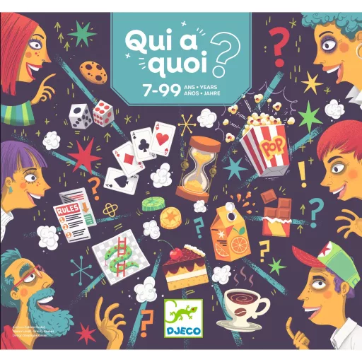 Djeco Társasjáték - KiHolMit? - Qui-à-quoi ?