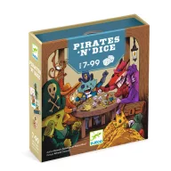 Djeco Kalóz kockázat társasjáték Pirates 'n' Dice illusztrált doboza