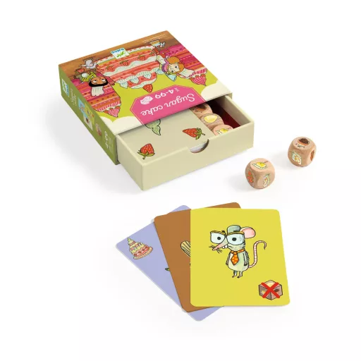 Djeco Társasjáték - Kockacukor - Sugarcake