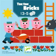 Djeco Társasjáték - Koca kocka - Toc Toc Bricks