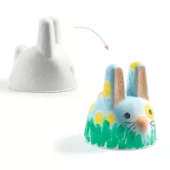 Djeco Ujjfestés 3 nyuszi 3D-ben Bunny Trio doboz és tartozékok