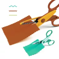Djeco My 3 Big Scissors három darabos színes kreatív gyermekolló készlet a csomagolásában