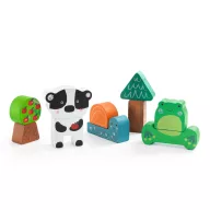 Djeco Puzz and Match Happy formaillesztő és formapárosító játék gyerekeknek
