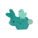 Djeco Puzz & Play Friends formaillesztő és toronyépítő állatos figurákkal